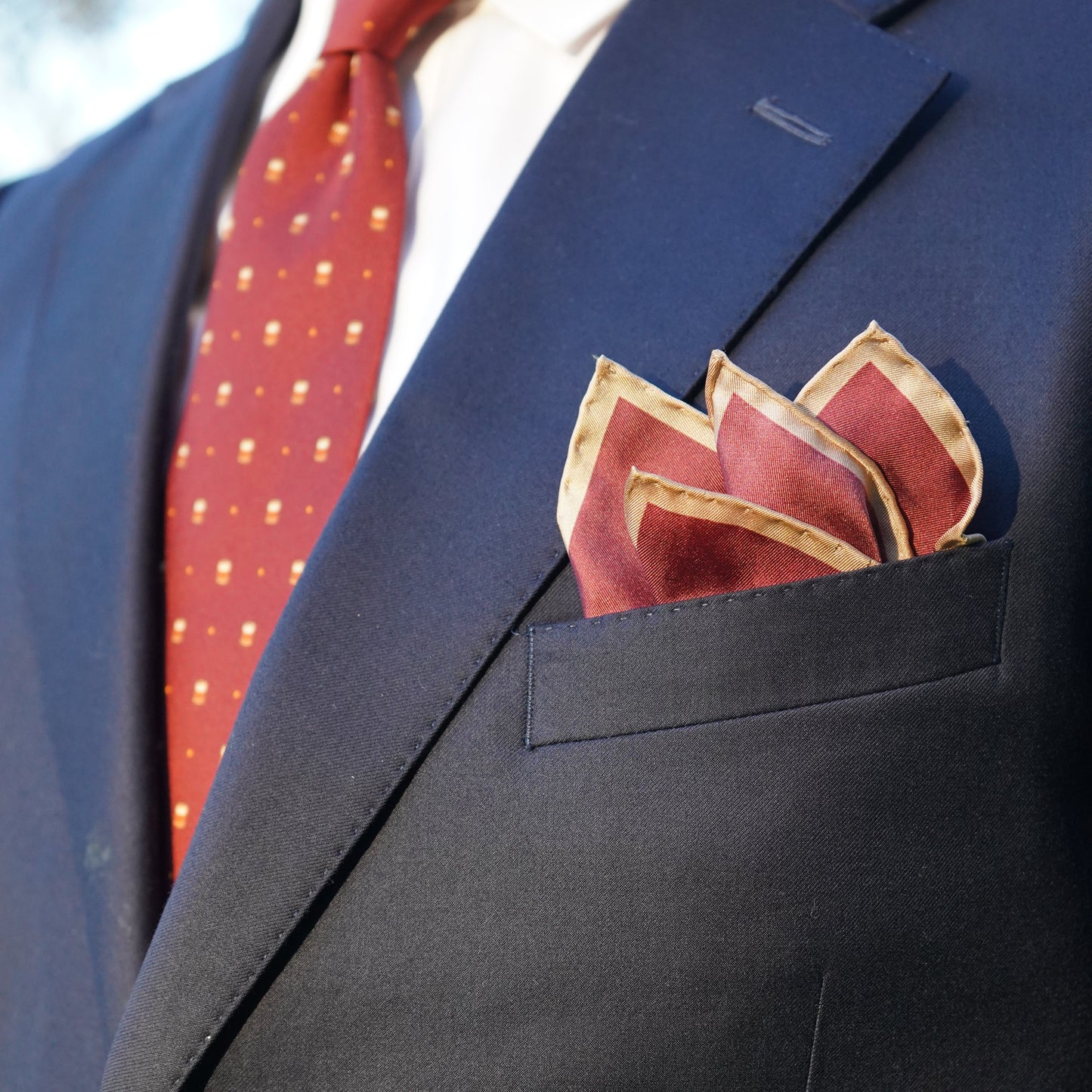 THE FESTIVAL SILK POCKET SQUARE