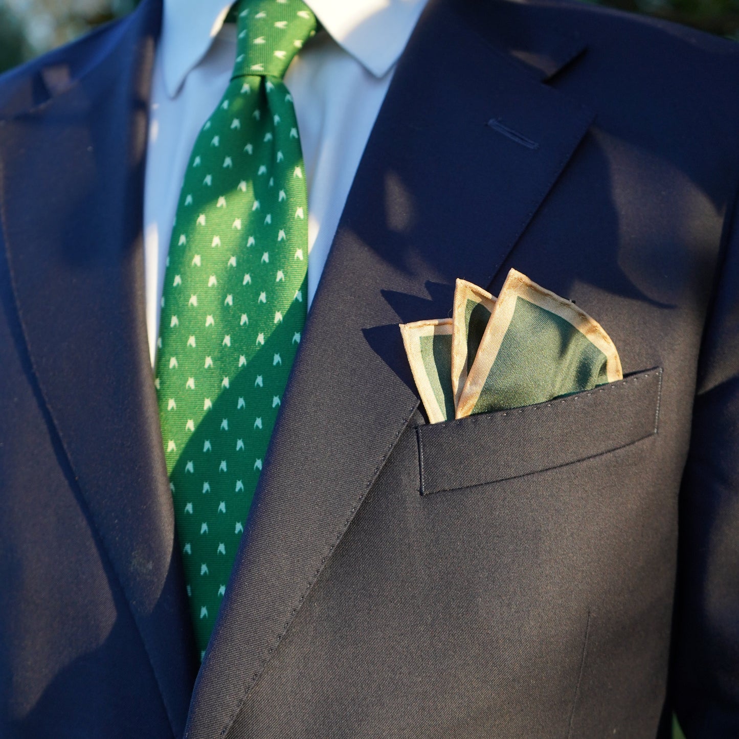IRISH SILK POCKET SQUARE