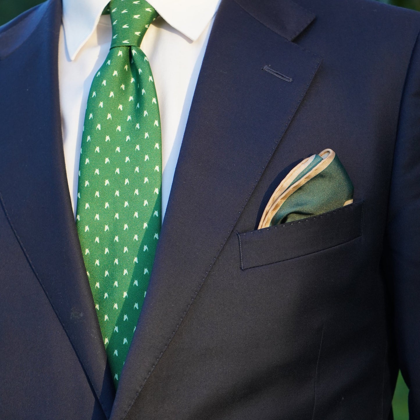 IRISH SILK POCKET SQUARE