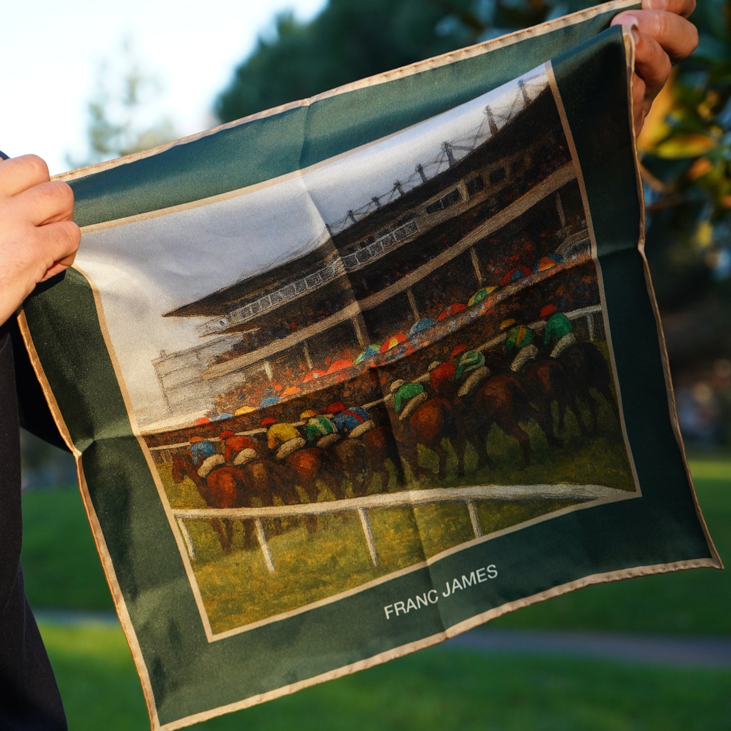IRISH SILK POCKET SQUARE
