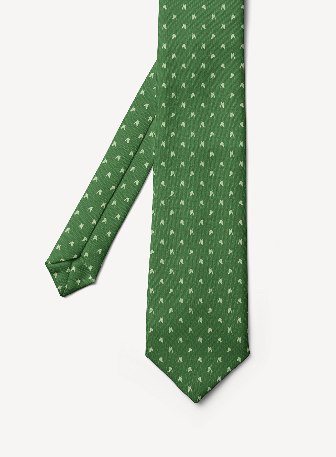 Green Dual Tone FJ Silk Tie