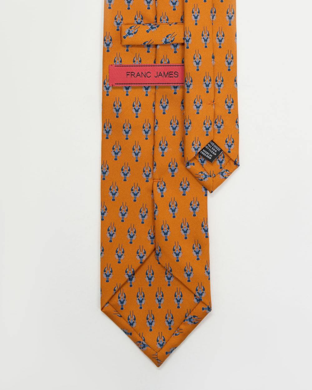 LOBSTER PRINT SILK TIE