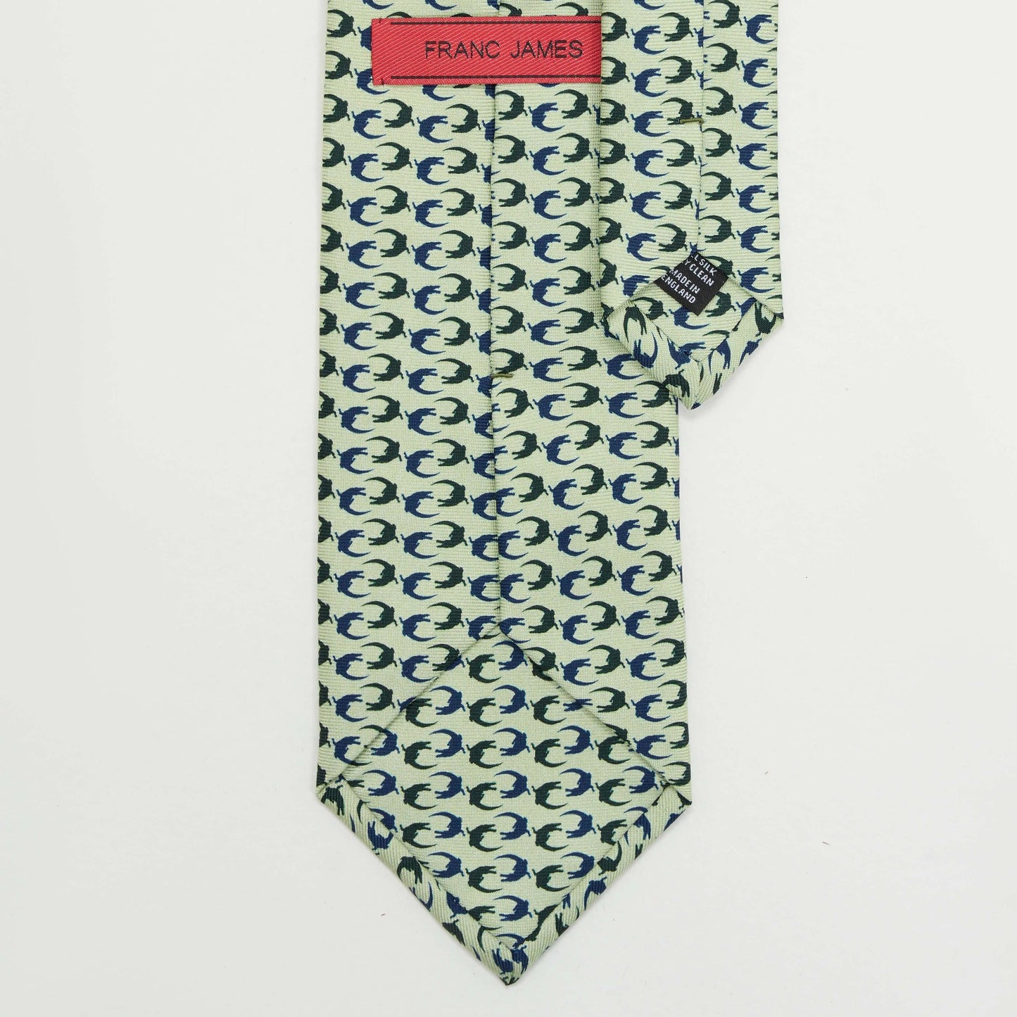MINT CROC SILK TIE